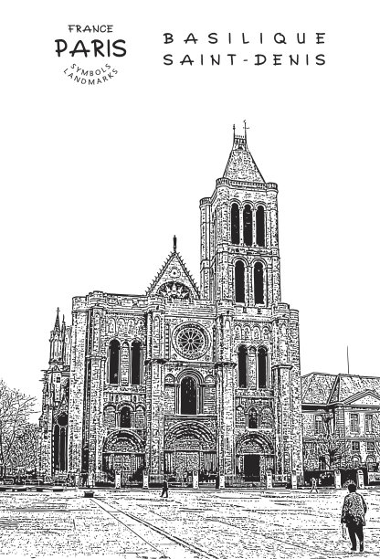 巴黎——法国。圣丹尼斯大教堂。图片下载