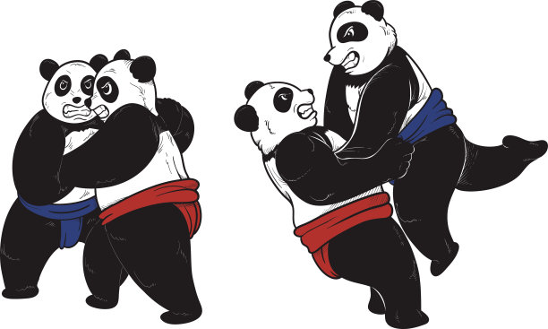 熊猫相扑图片下载