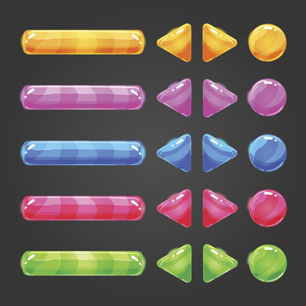 游戏界面按钮颜色设置图片下载