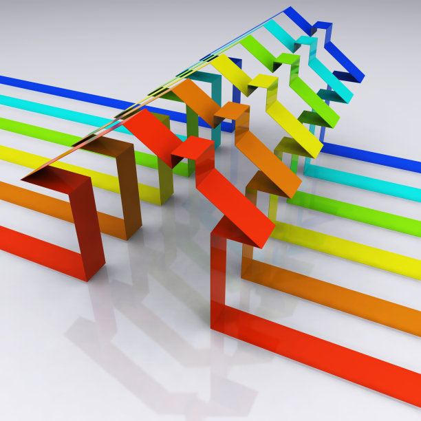 五颜六色的房子图片下载