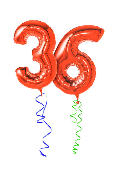 带丝带的红气球- 36号图片下载