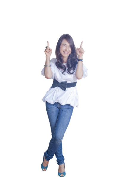 快乐的年轻女商人肖像图片下载