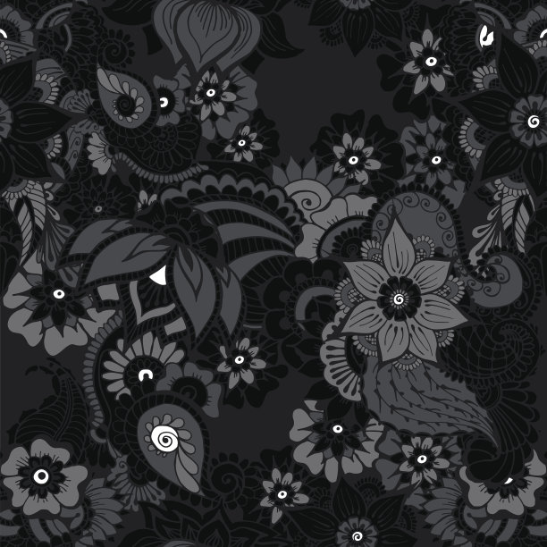 Mehndy花朵图案图片下载