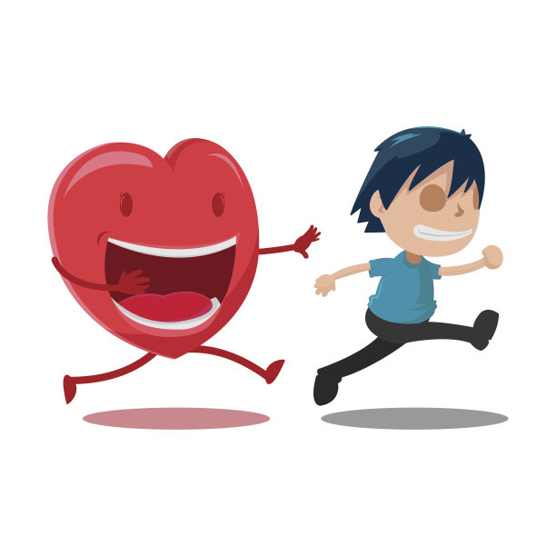 Man Scarper Love卡通人物向量图片下载