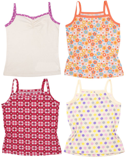 一组孤立在白色背景上的女性衬衫图片下载