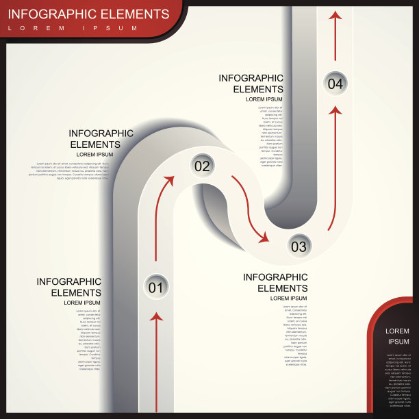 抽象流程图信息图图片下载