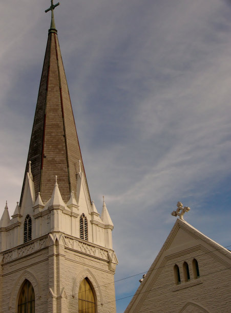 教堂的尖塔图片下载