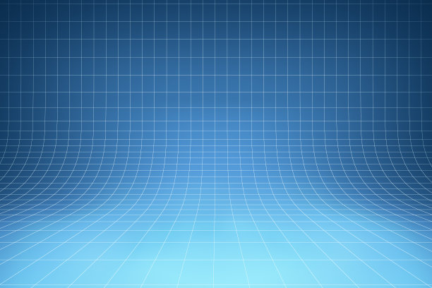 弯曲的蓝色背景素材图片