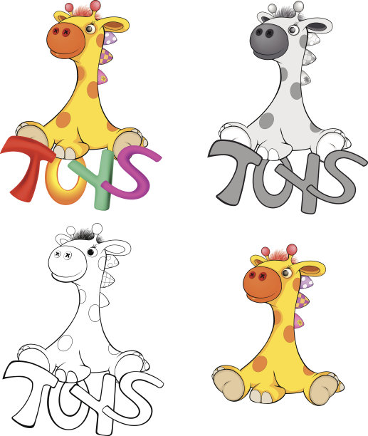 玩具长颈鹿图片下载