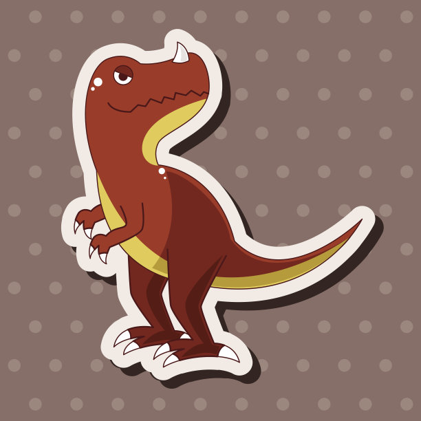 恐龙主题元素图片下载