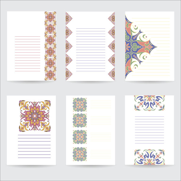 设置模板颜色曼荼罗在意大利majolica风格图片下载