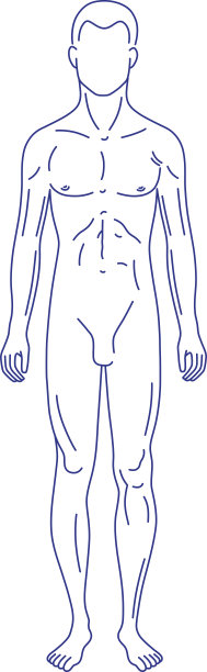 时尚男子概述线性模板全长figure剪影图片下载