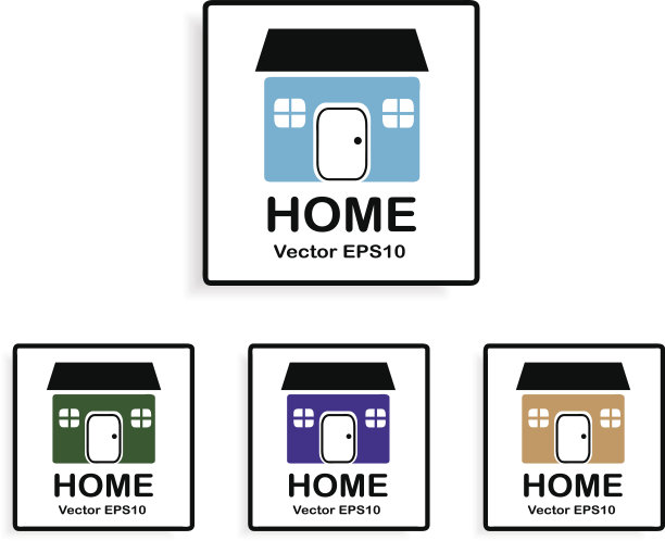色彩缤纷的家图片下载