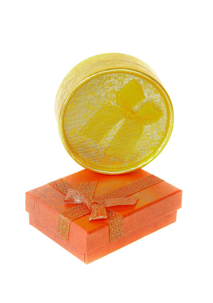 红色和金色礼品盒图片下载