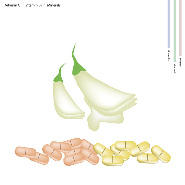含维生素C和B9的白花菜图片下载