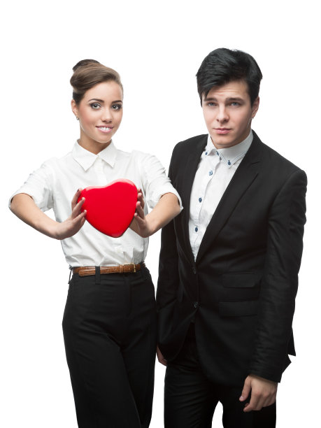 一对年轻的商人图片下载