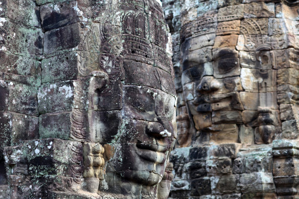 柬埔寨吴哥窟的巴戎寺图片下载