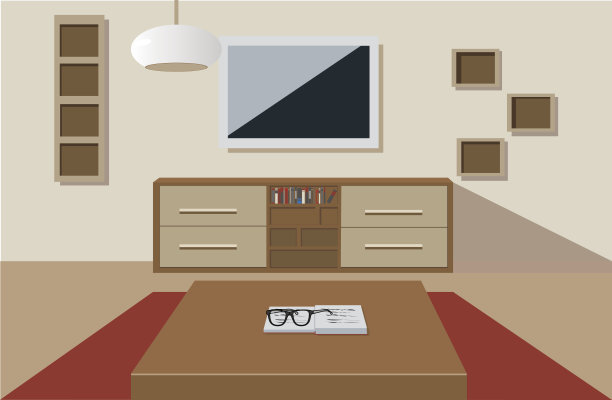 平的室内设计图片下载