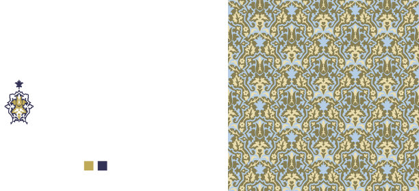 无缝背景图像的复古花叶万花筒图案。图片下载