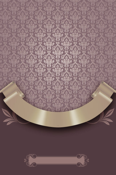 装饰的背景。古董邀请模板。图片下载