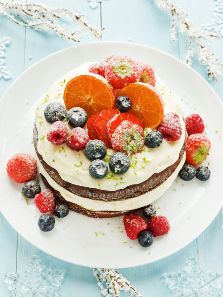 圣诞蛋糕图片下载