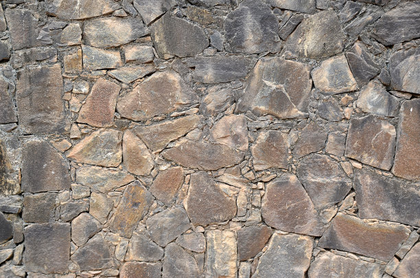 粗糙的墙壁从石头老垃圾细节纹理照片图片下载