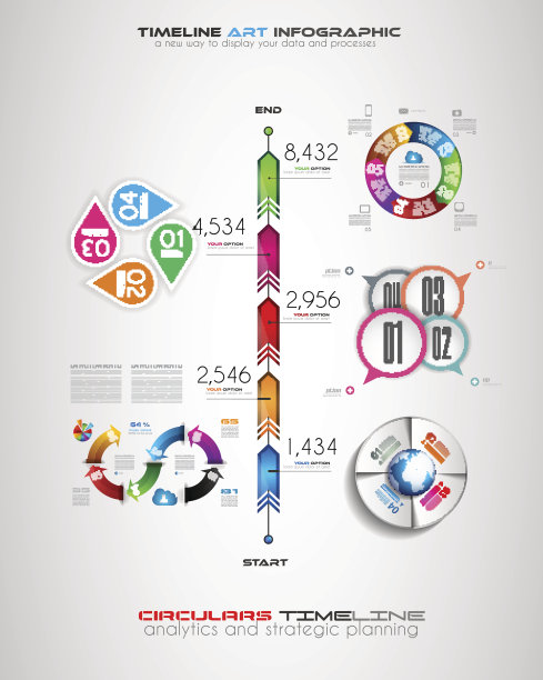 信息图与商业涂鸦团队合作图片下载