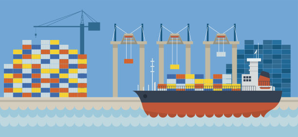 船舶港口货物航运图片下载