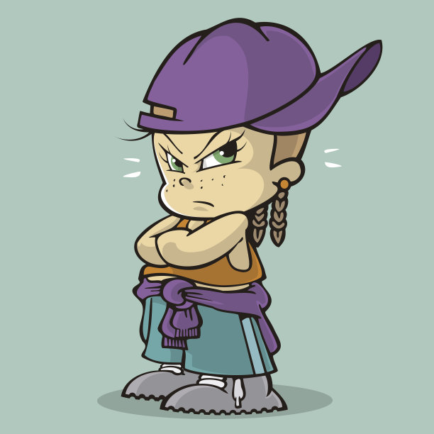 坏女孩街头舞者图片下载