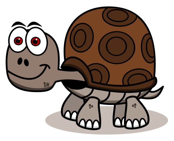 布朗笑乌龟图片下载