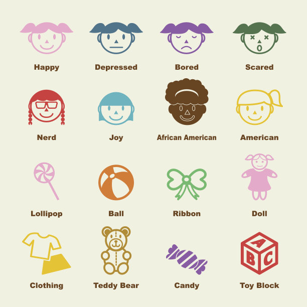 女孩元素图片下载