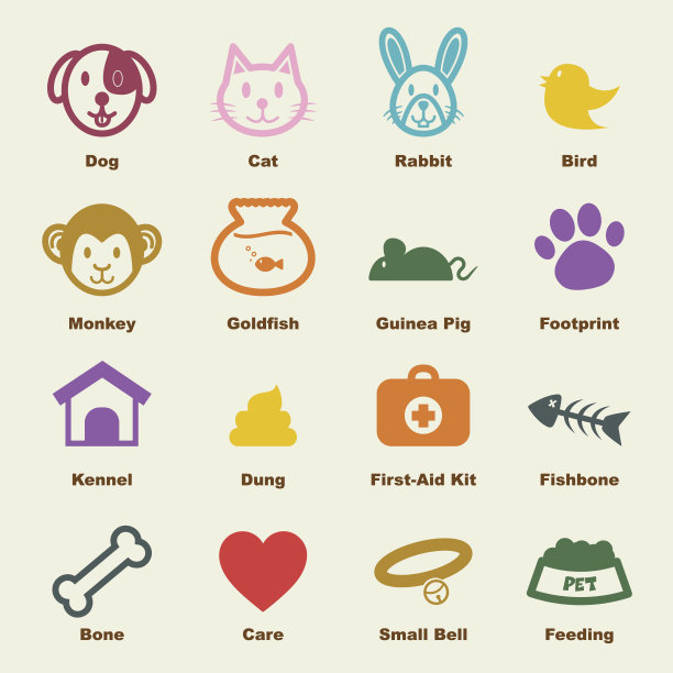 宠物元素图片下载