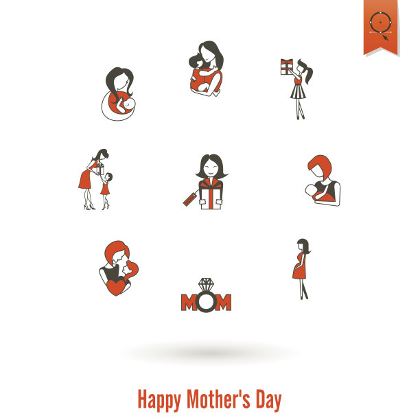 母亲节快乐图标图片下载