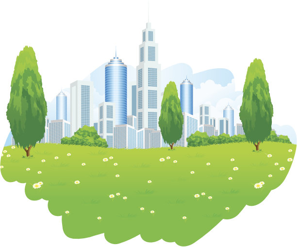 城市绿地景观图片下载