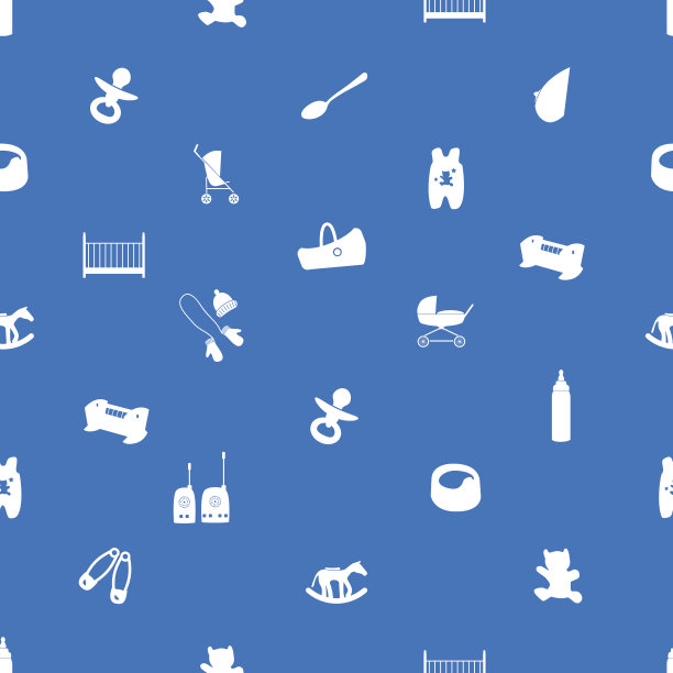 婴儿图案设备eps10图片下载