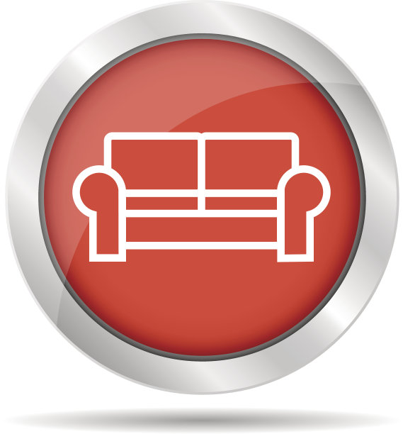 沙发上的图标图片下载