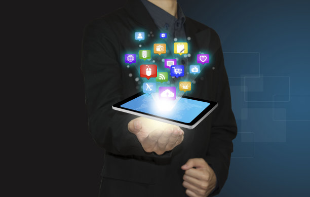 商业人士概念社交媒体图标。图片下载