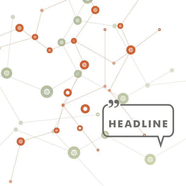 抽象矢量分子设置在白色背景上图片下载