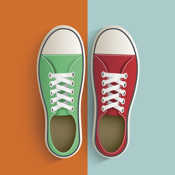 旧的运动鞋。图片下载