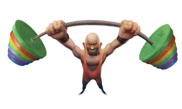 举重比赛的重量很大图片下载