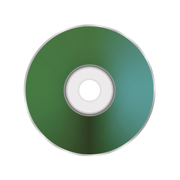 绿色的光盘图片下载