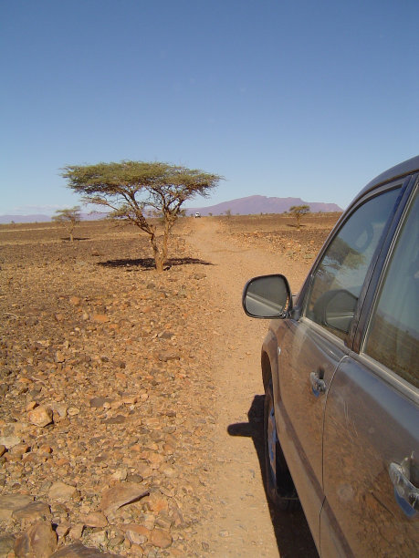 驾车穿越荒野图片下载