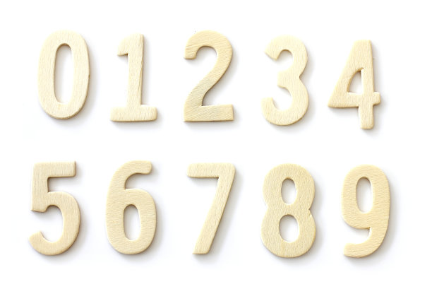 木制数字文本图片下载