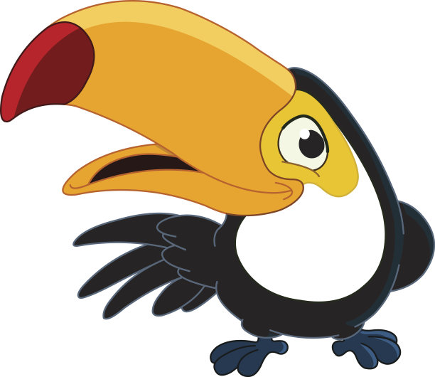 微笑的巨嘴鸟图片下载