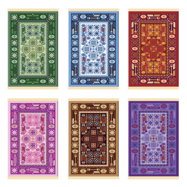 地毯的颜色变化图片下载