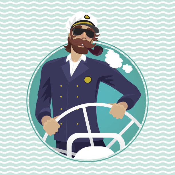 带舵轮的圆形水域船舶船长图片下载