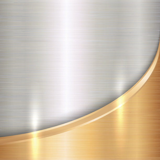 具有曲线的贵金属背景图片下载