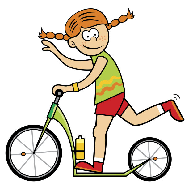 女孩和摩托车图片下载