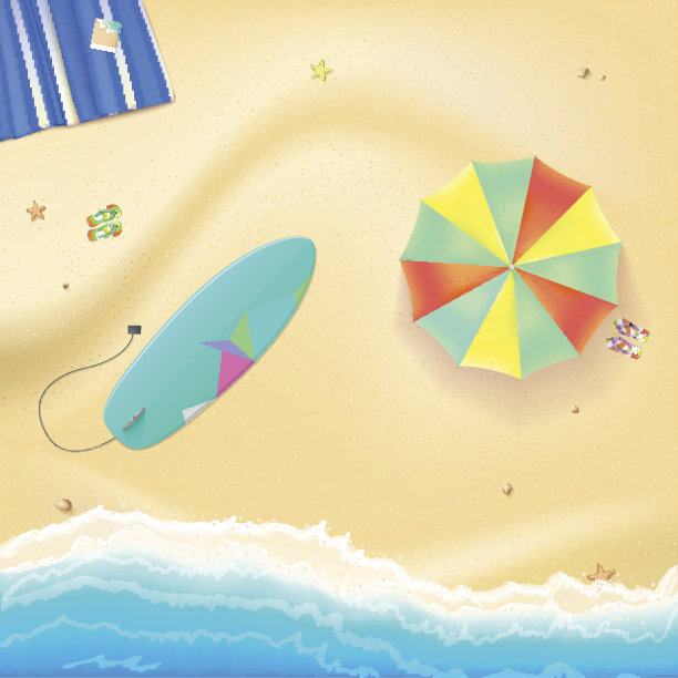 夏天旅游的背景。图片下载