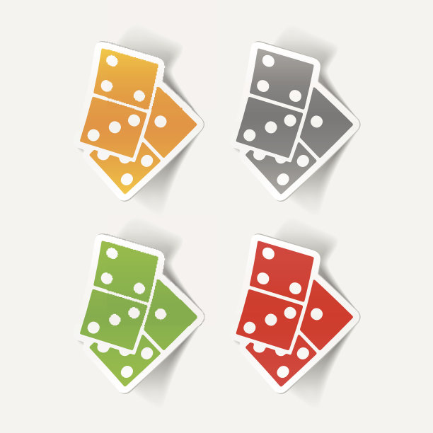 现实设计元素:多米诺骨牌图片下载